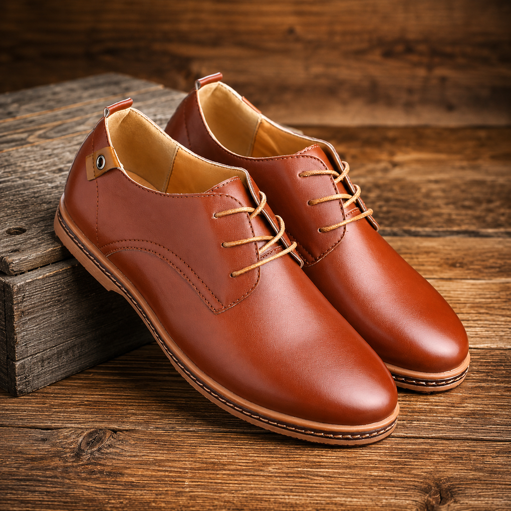 Leather Derby Shoes