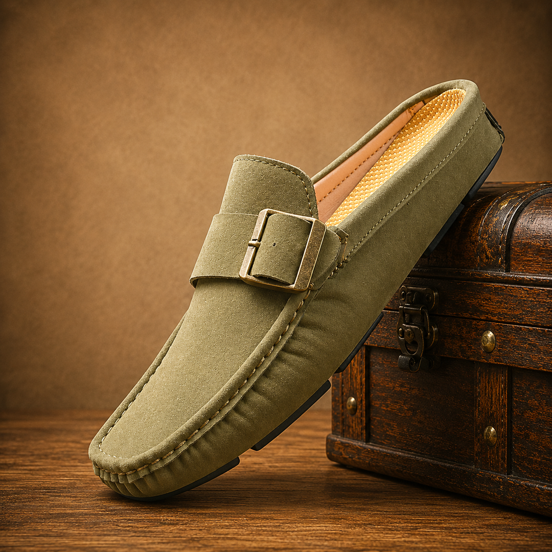 Comfortable Buckle Loafers