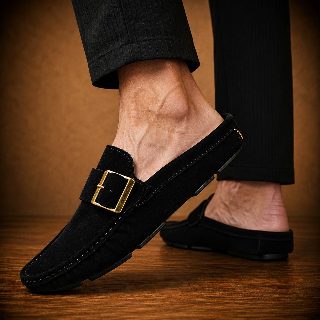 Comfortable Buckle Loafers