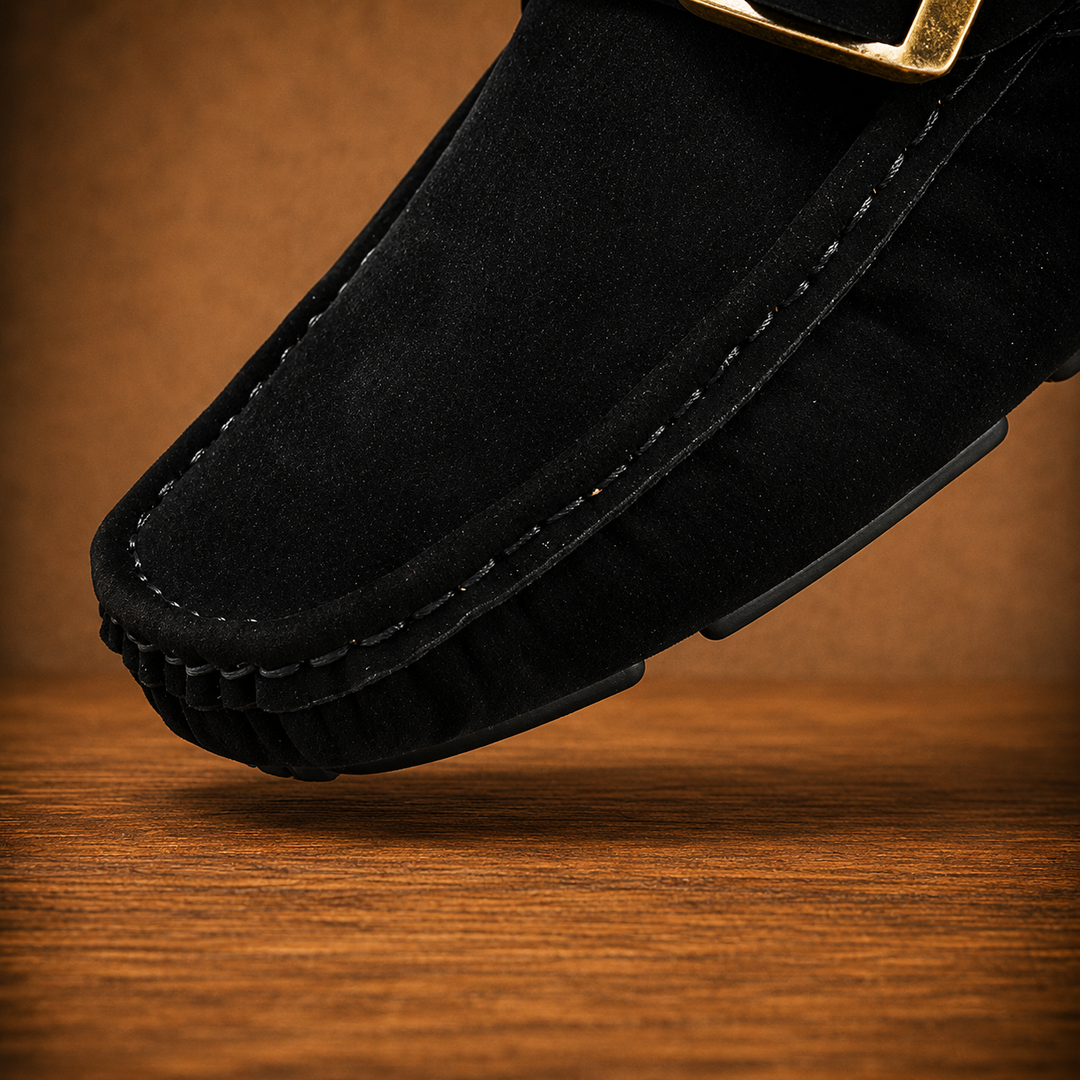Comfortable Buckle Loafers