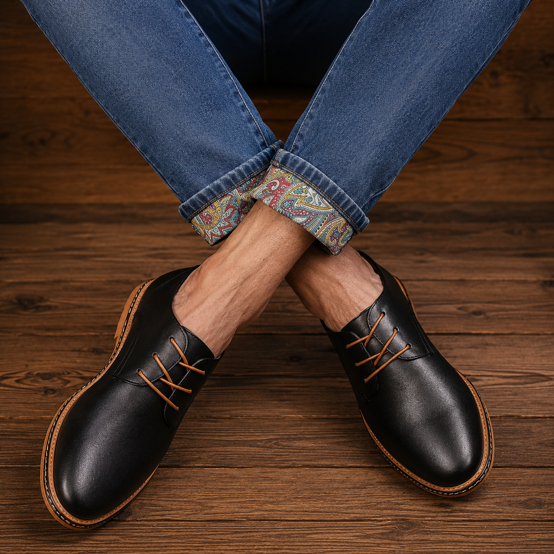 Leather Derby Shoes